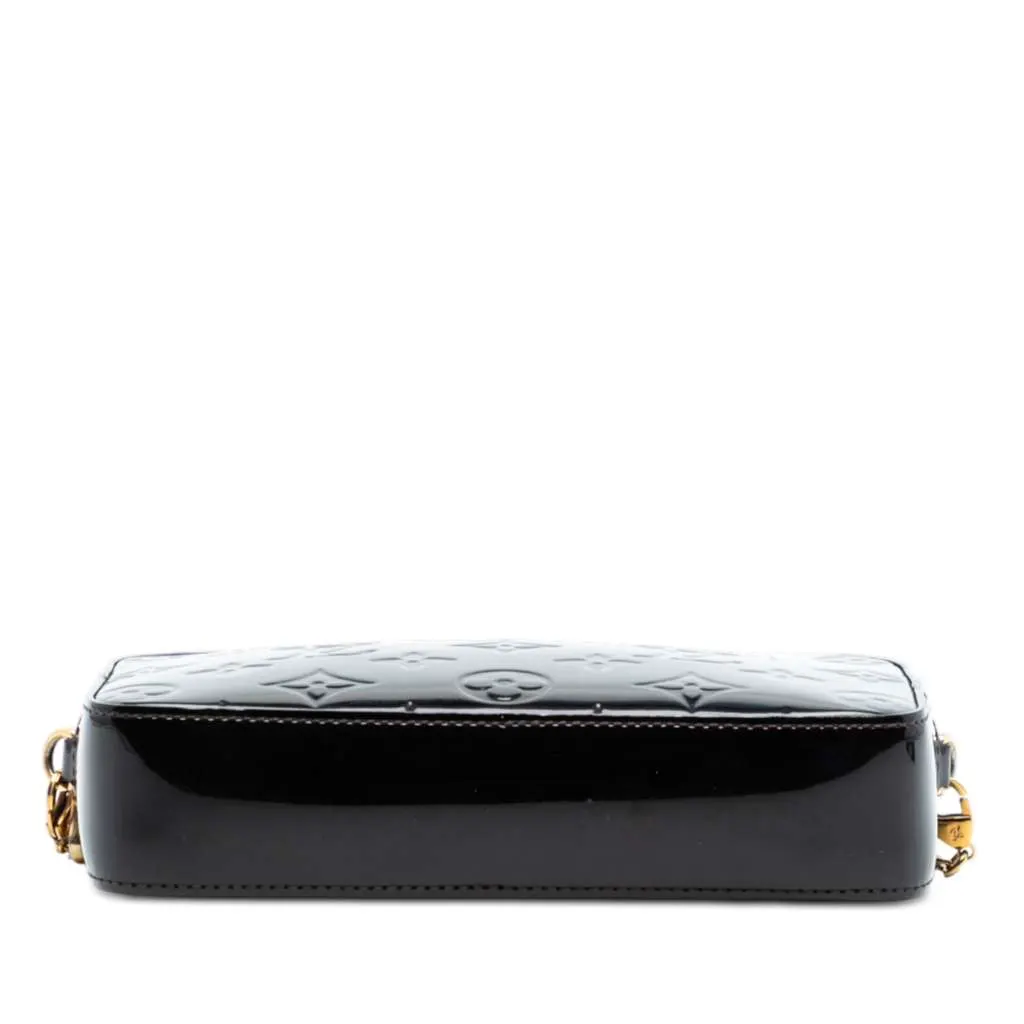 Louis Vuitton Monogram Vernis Camera Pouch Purple Leather Good - Inside View