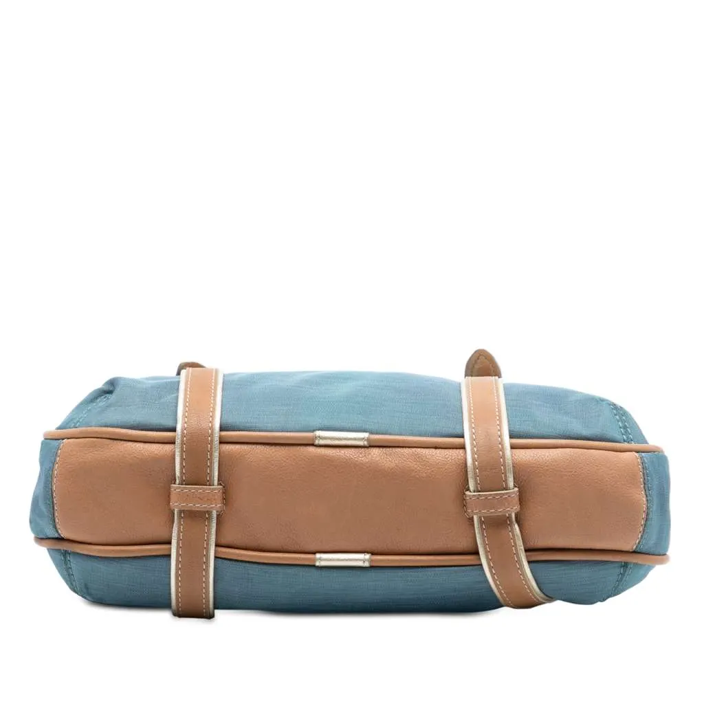 Loewe Anagram Jacquard Top Handle Bag Blue Jacquard Very good - Inside View