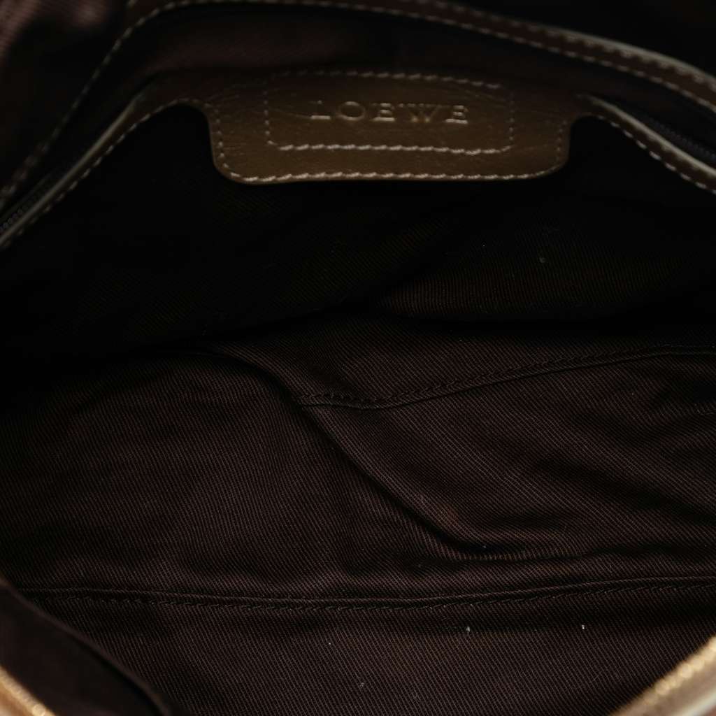 Loewe Anagram Jacquard Top Handle Bag Blue Jacquard Good condition - Model View