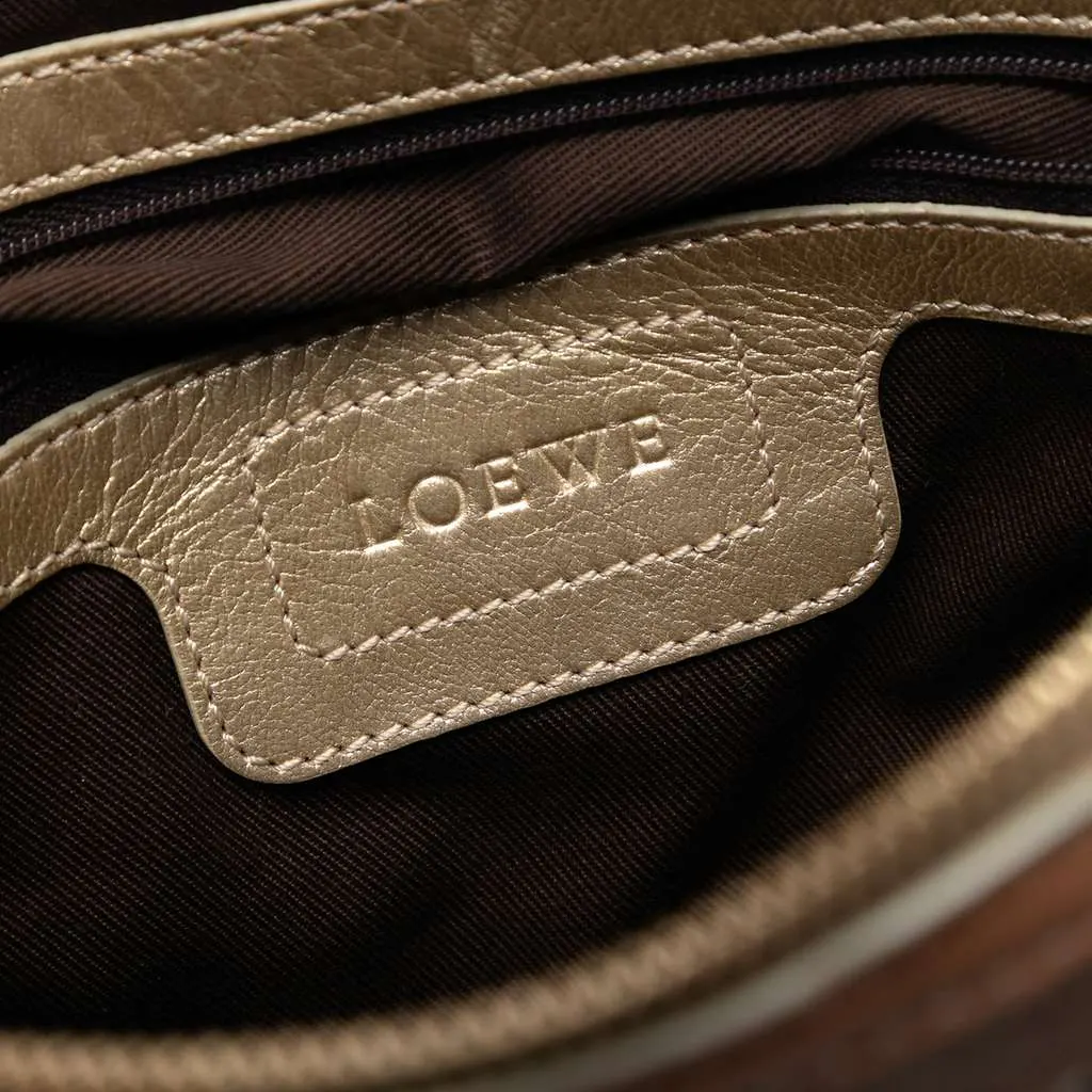 Loewe Anagram Jacquard Top Handle Bag Blue Jacquard Very good - Box View