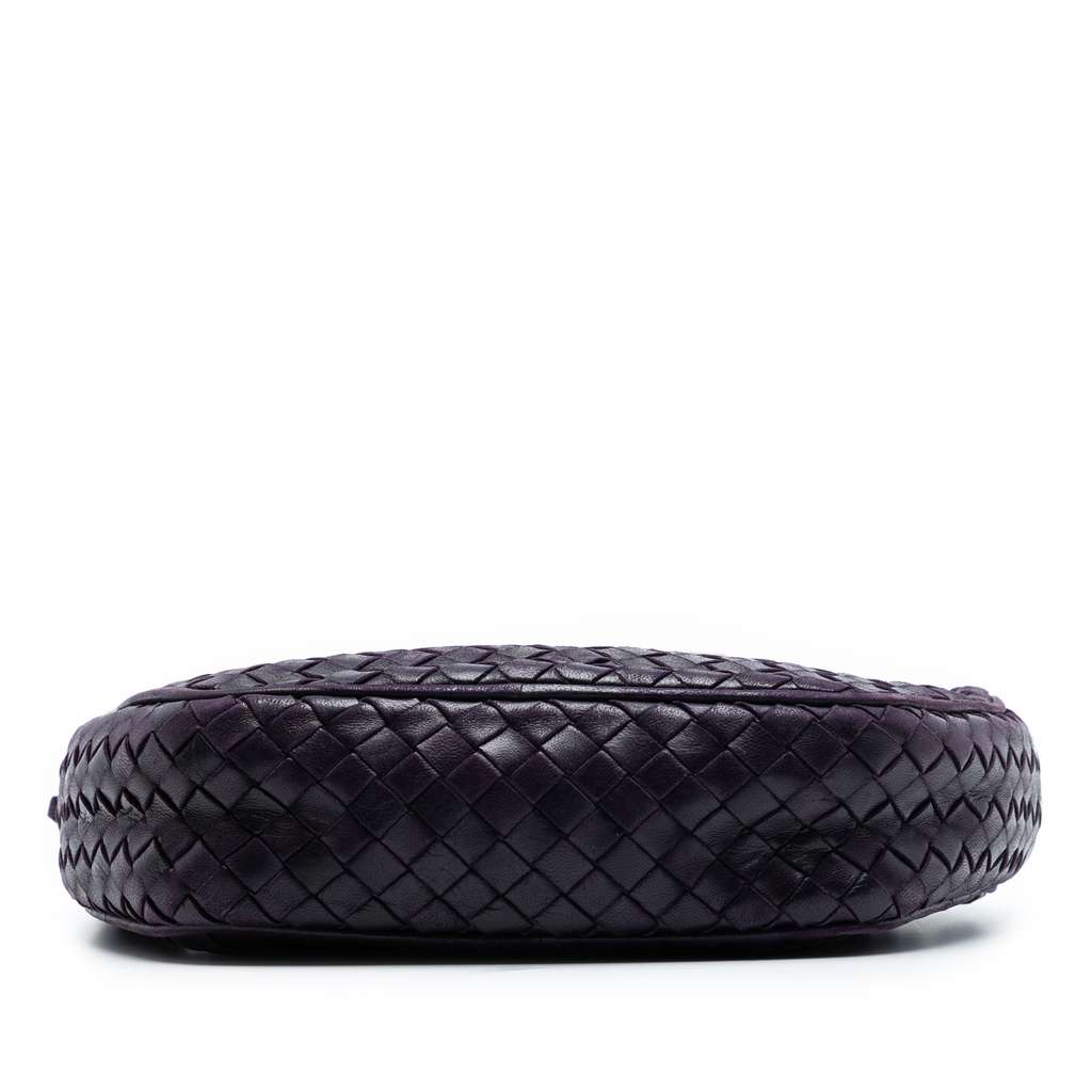 Bottega Veneta Nappa Intrecciato Crossbody Purple Leather Good condition - Inside View
