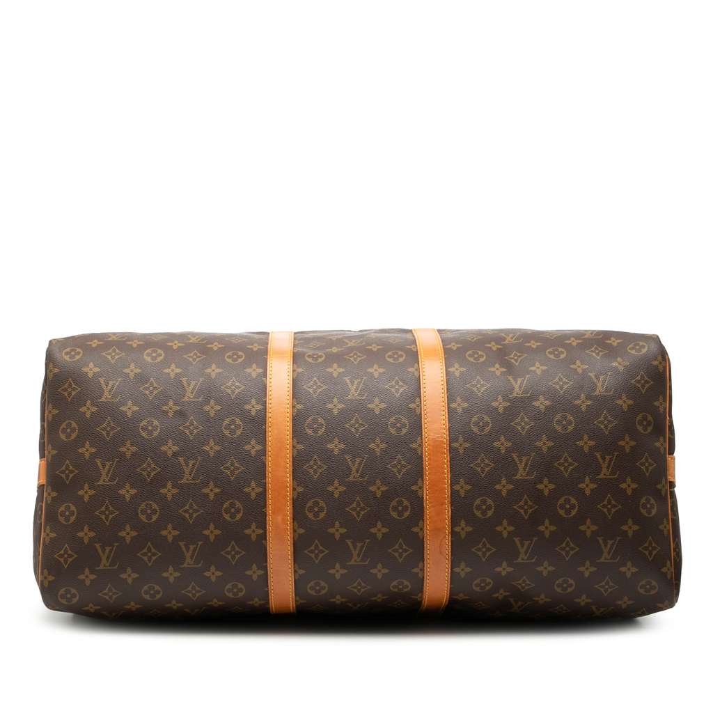 Louis Vuitton Monogram Keepall Bandouliere 60 Brown Good condition - Inside View