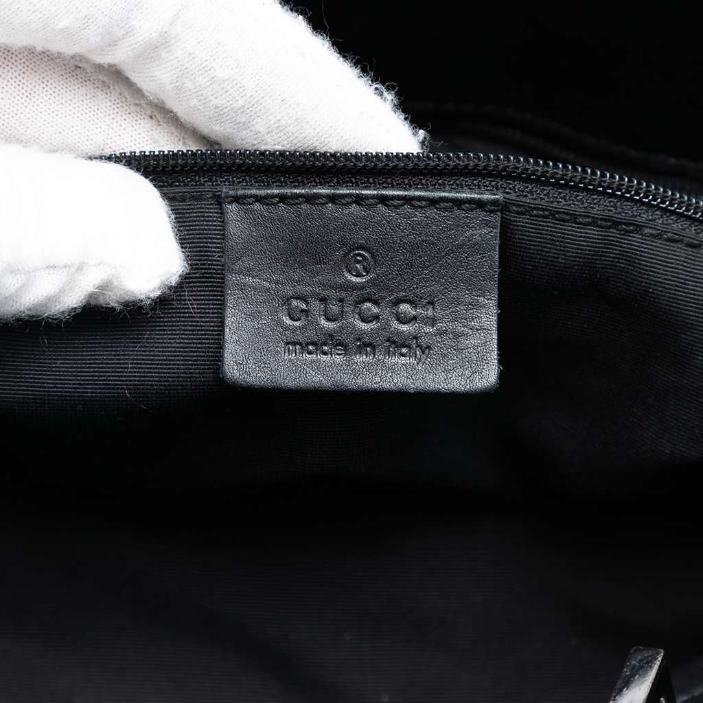 Gucci GG Denim  Shoulder Bag Grey Denim Good condition - Box View
