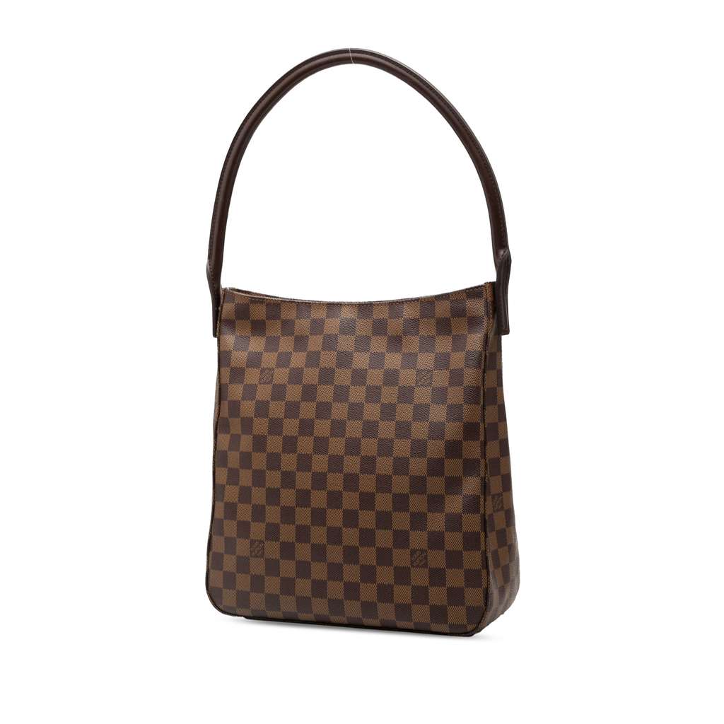 Louis Vuitton Damier Ebene Looping GM Brown Good condition - Back View