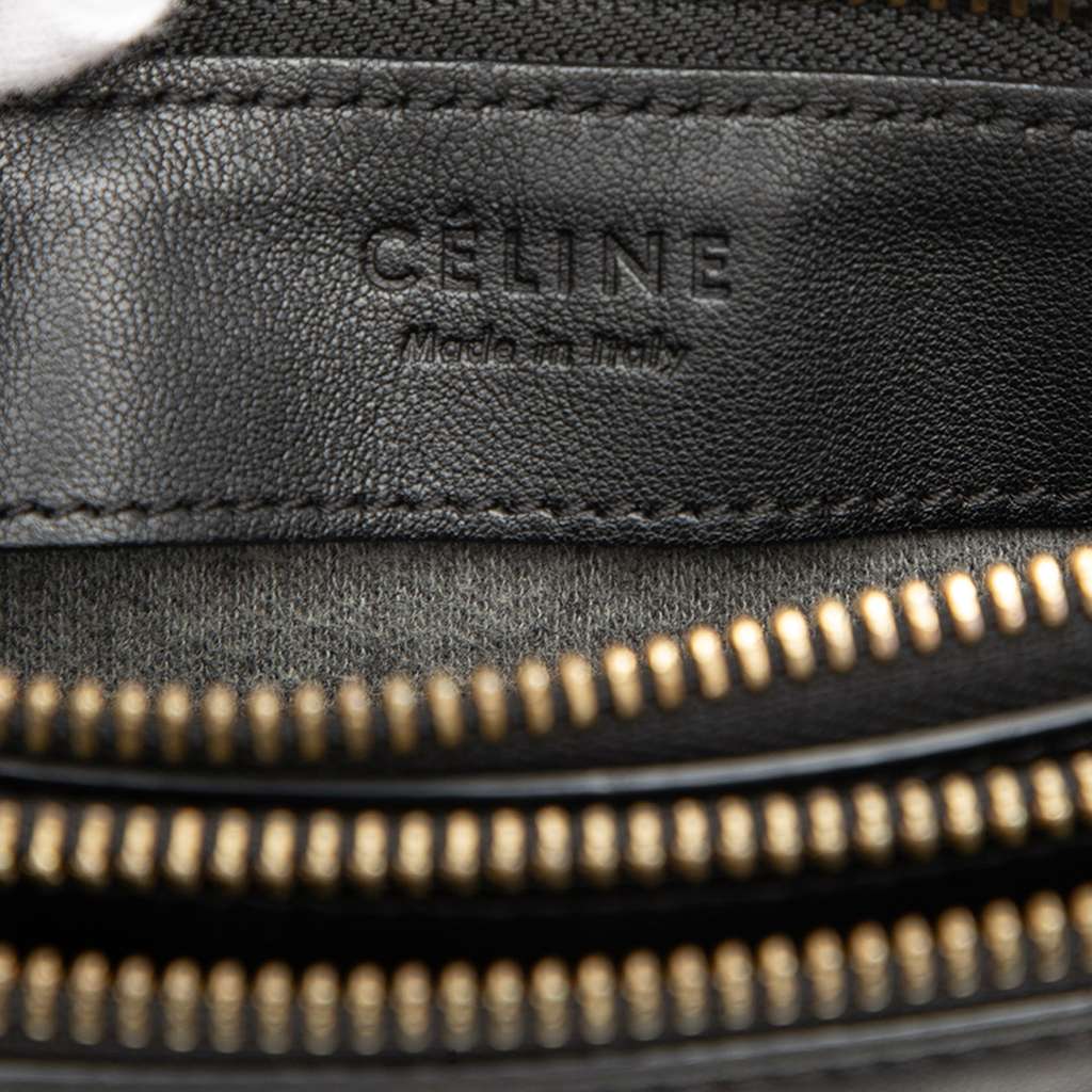 Celine Large Lambskin Trio Crossbody Black Leather Good condition - Box View