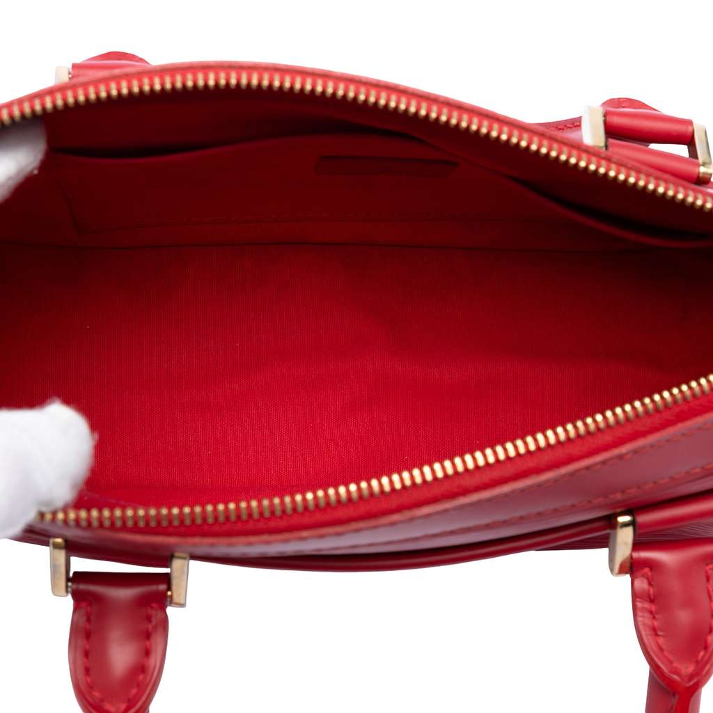 Louis Vuitton Epi Dhanura PM Red Leather Good condition - Model View