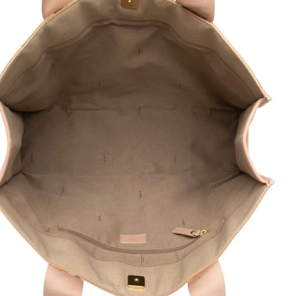 Fendi Zucca Trimmed Canvas Tote Brown Canvas Very good - Model View