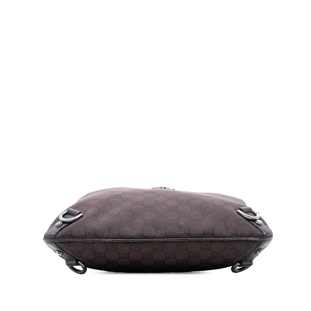 Gucci GG Nylon Abbey D Ring Crossbody Brown Good condition - Inside View