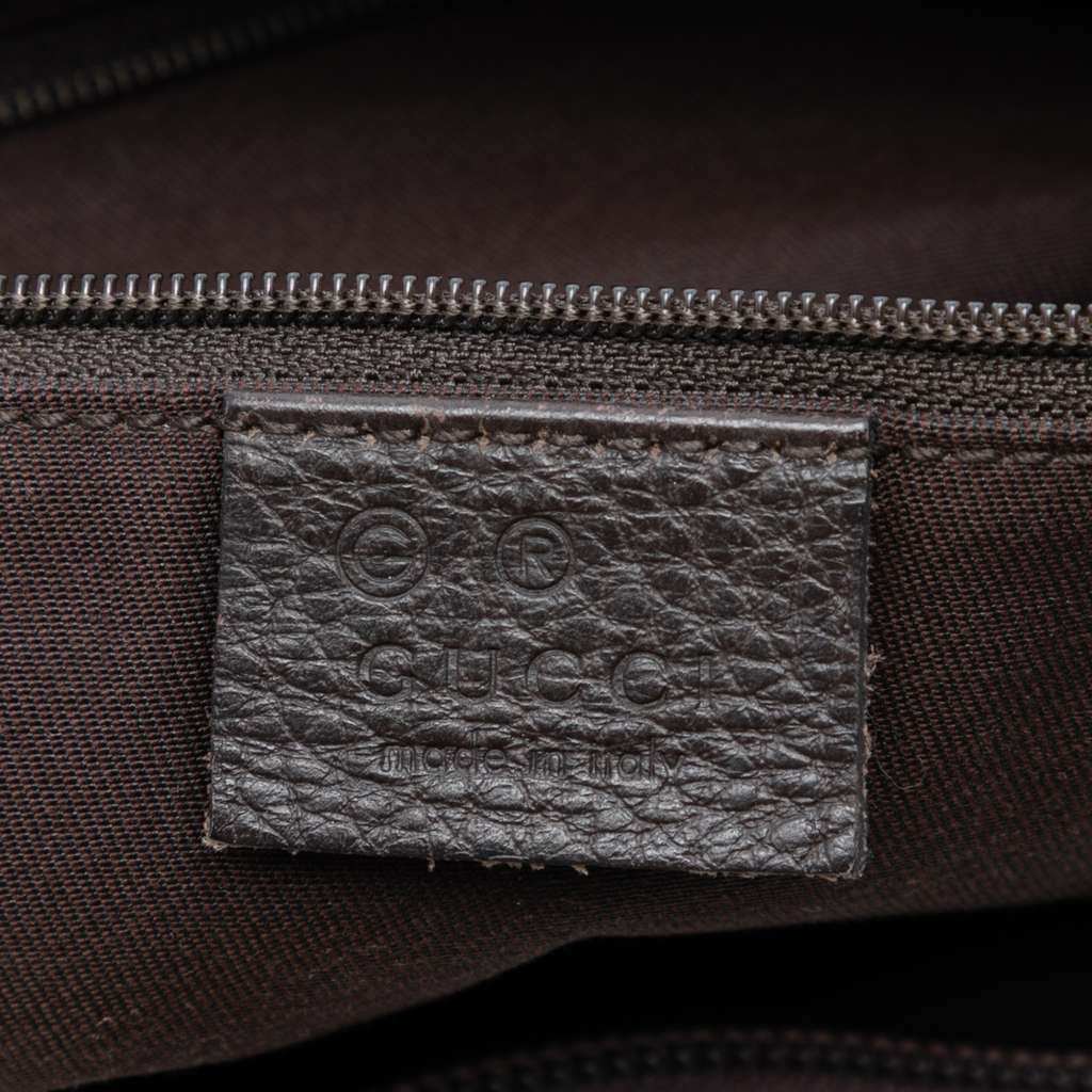 Gucci GG Nylon Abbey D Ring Crossbody Brown Good condition - Box View