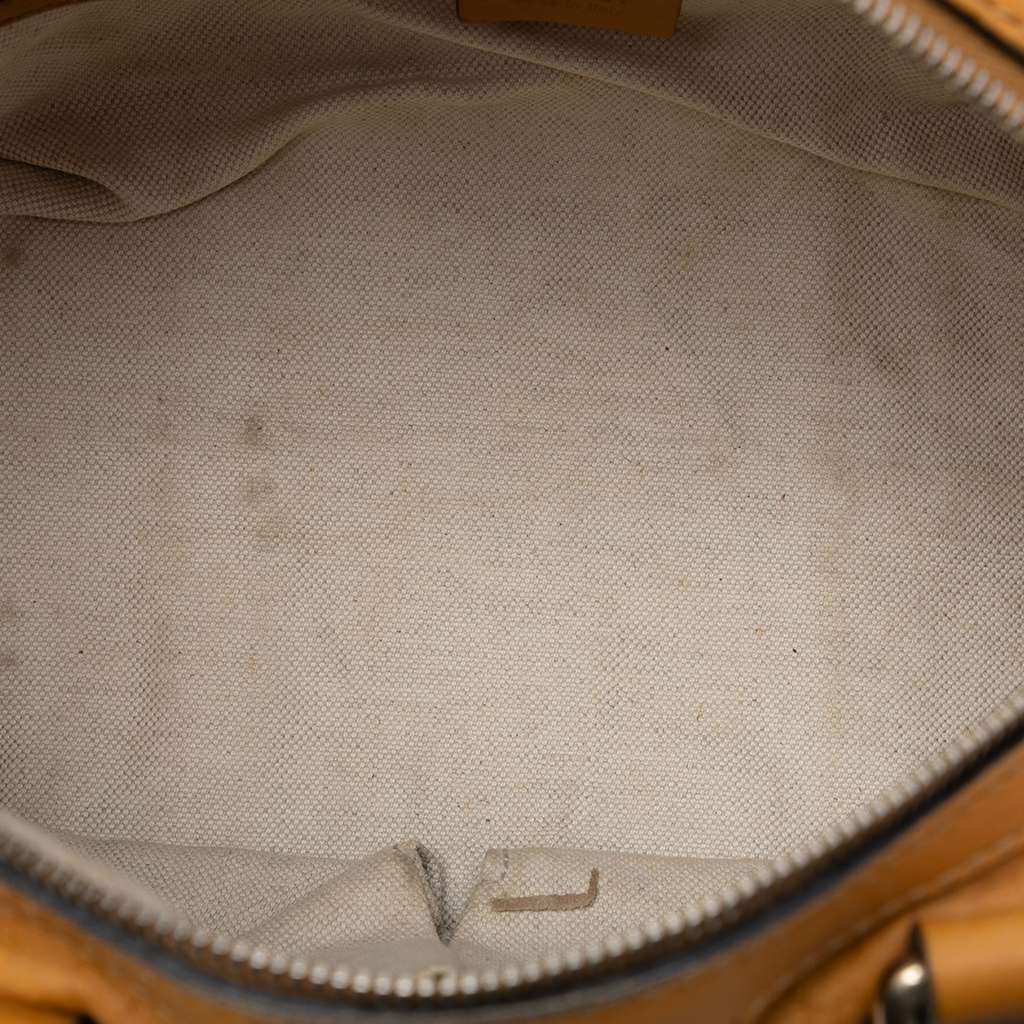 Gucci Small Microguccissima Joy Boston Bag Yellow Leather Good condition - Model View