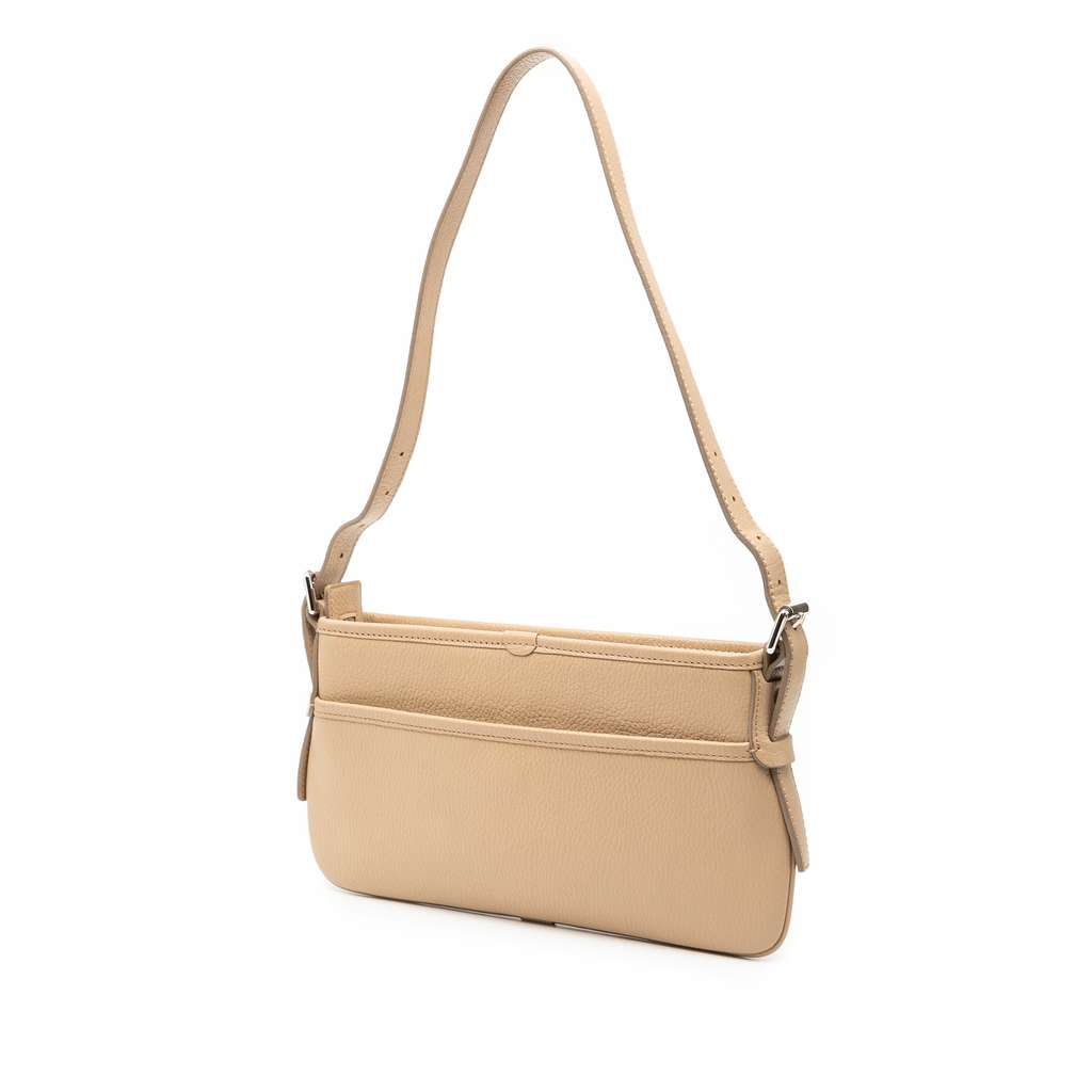 Burberry Leather Shoulder Bag Brown Leather Good condition - Back View