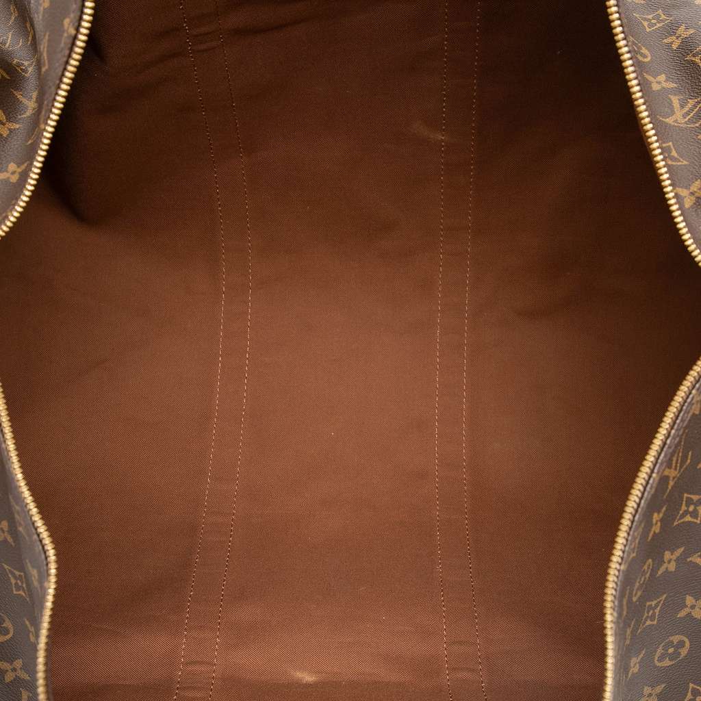 Louis Vuitton Monogram Keepall Bandouliere 60 Brown Good condition - Model View