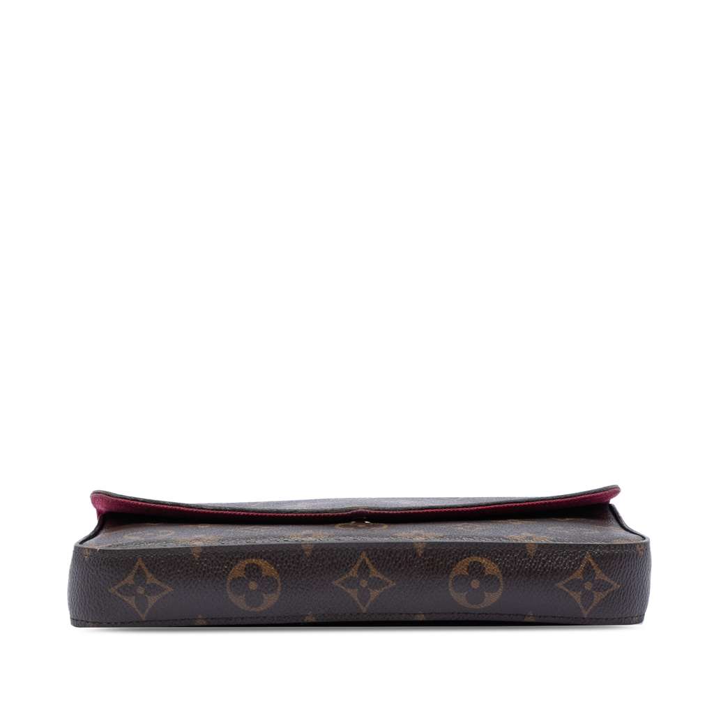 Louis Vuitton Monogram Pochette Felicie Brown Good condition - Inside View