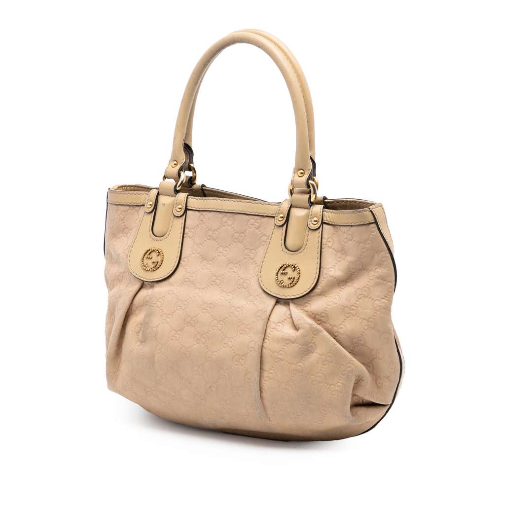 Gucci Guccissima Scarlett Tote Brown Leather Good condition - Back View