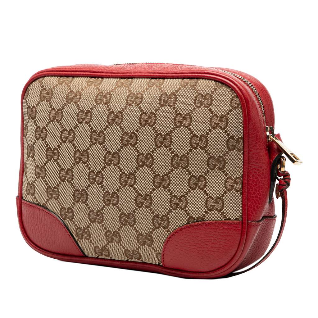 Gucci GG Canvas Bree Crossbody Brown Canvas Good condition - Back View