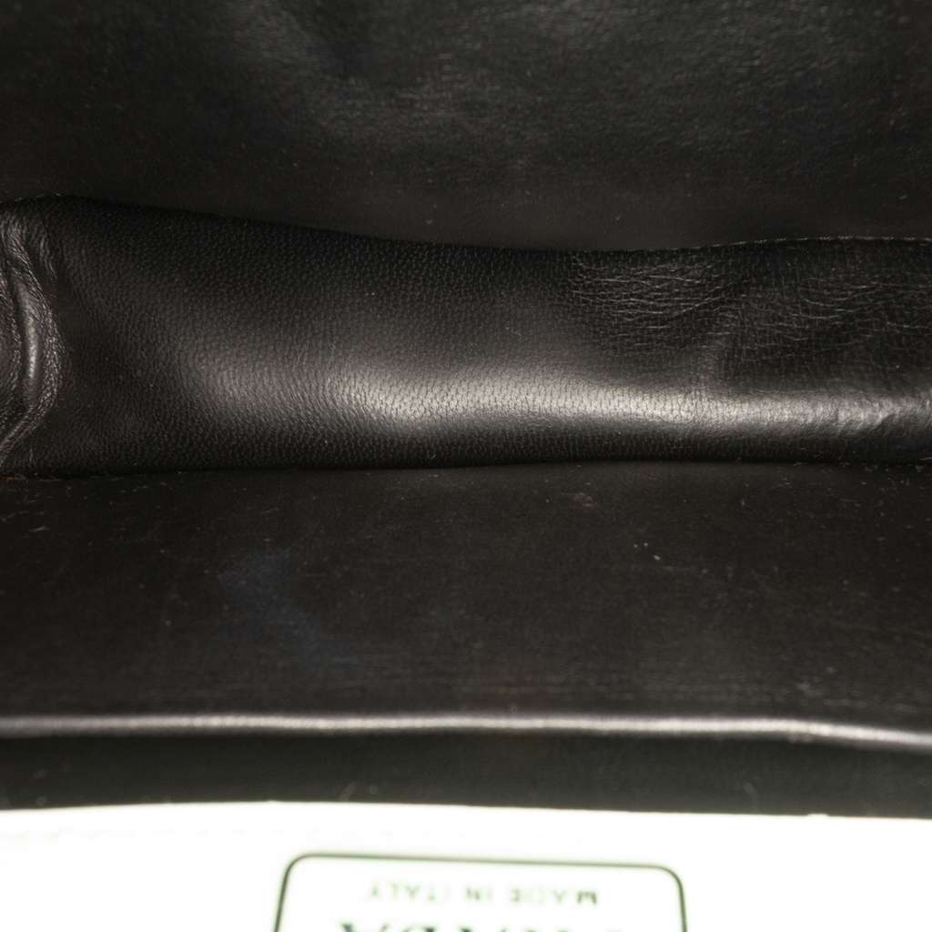 Prada Spazzolato Soft Calfskin Cahier Crossbody Green Leather Good condition - Model View