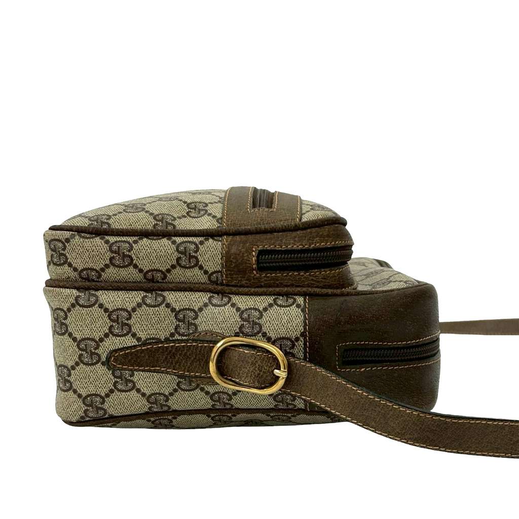 Gucci GG Supreme Crossbody Brown Canvas Good condition - Box View