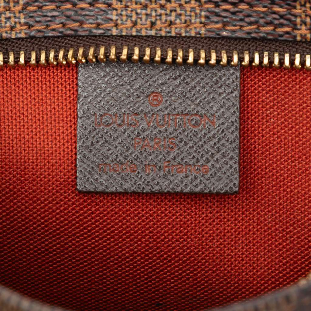 Louis Vuitton Damier Ebene Trousse Pochette Brown Good condition - Box View