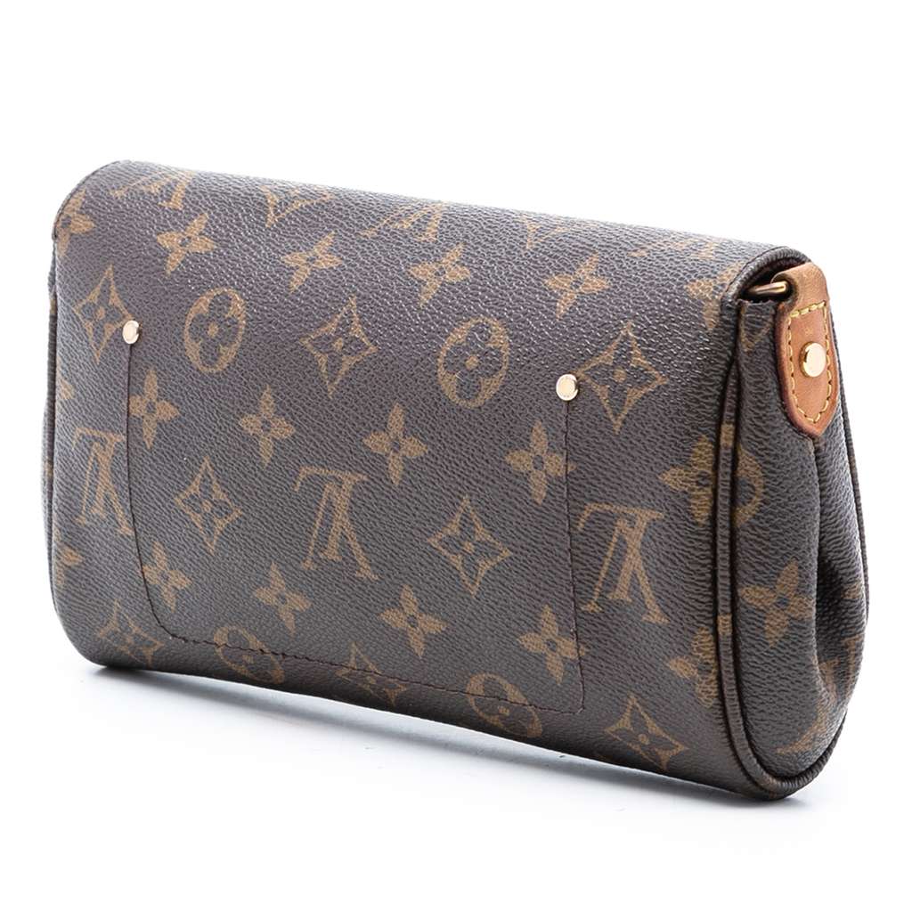 Louis Vuitton Monogram Favorite PM Brown Good condition - Back View
