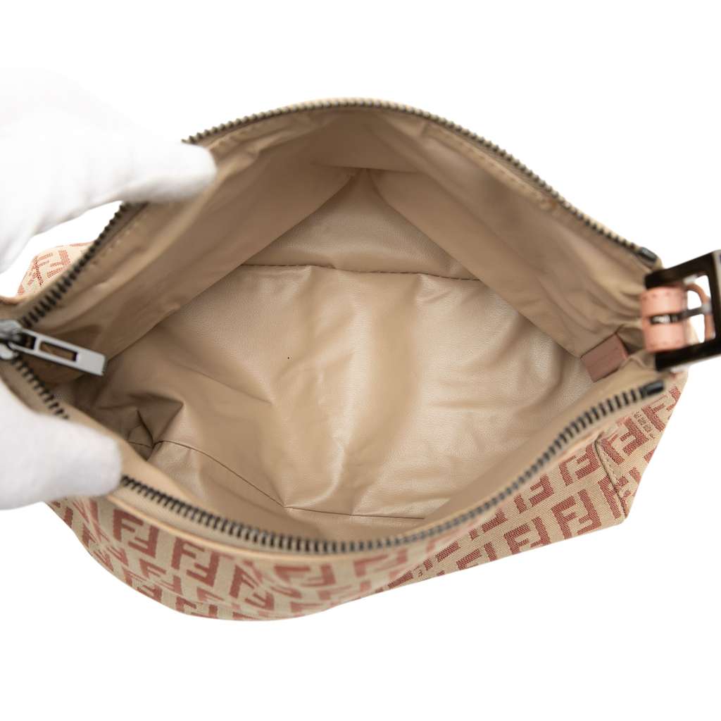 Fendi Zucchino Canvas Handbag Brown Canvas Good condition - Model View