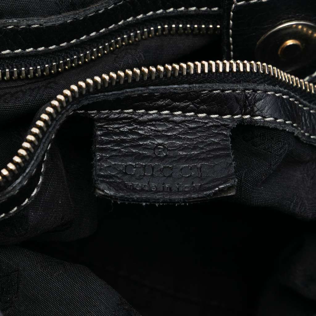 Gucci Diamante Canvas Crest Satchel Brown Canvas Good condition - Box View