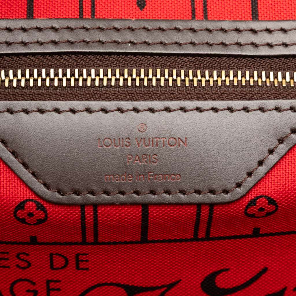 Louis Vuitton Damier Ebene Neverfull GM Brown Good condition - Box View