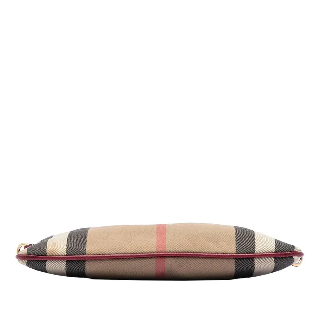 Burberry House Check Canvas Derby Peyton Crossbody Brown Canvas Very good - Inside View