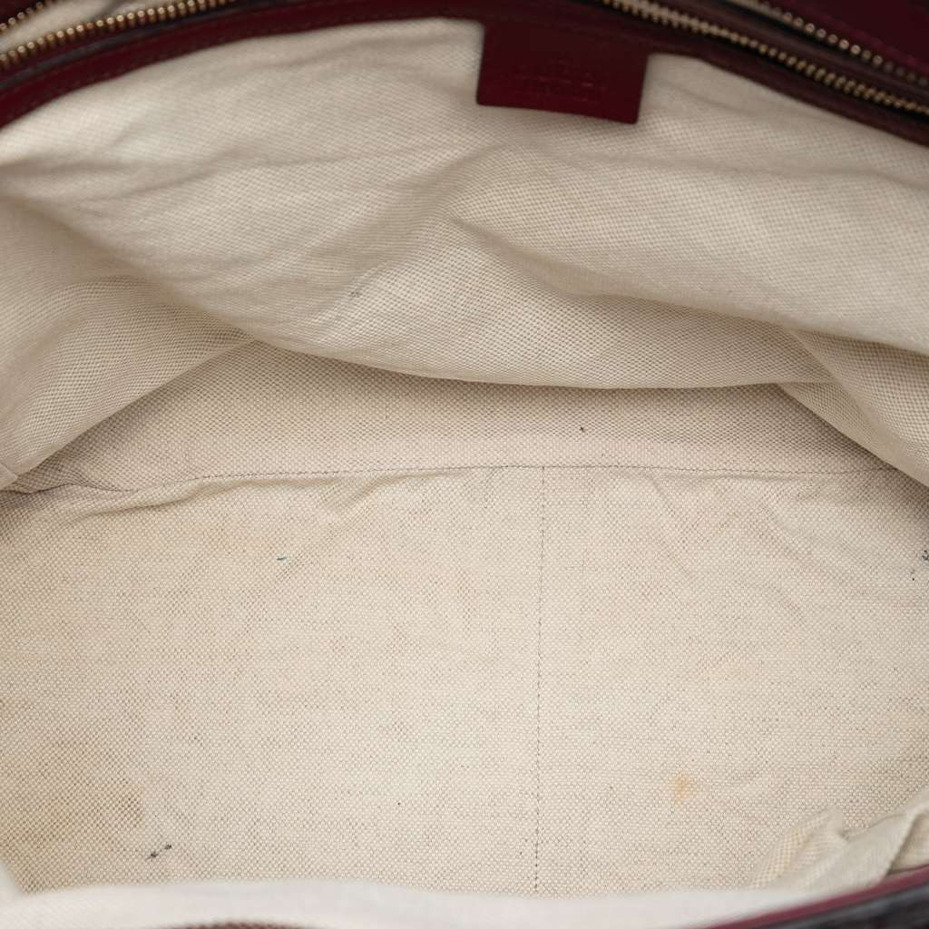 Gucci Guccissima Bree Tote Red Leather Good condition - Model View