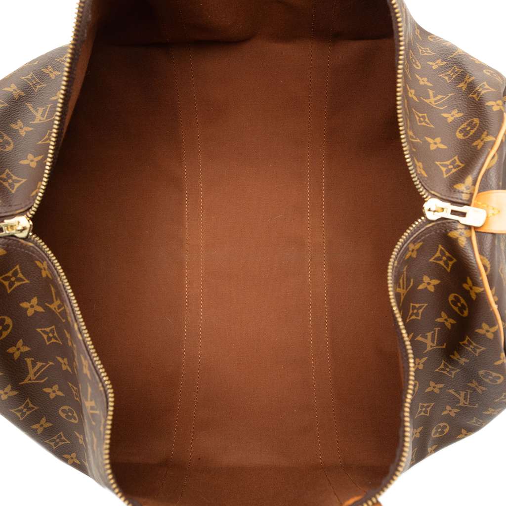 Louis Vuitton Monogram Keepall 60 Brown Good condition - Model View