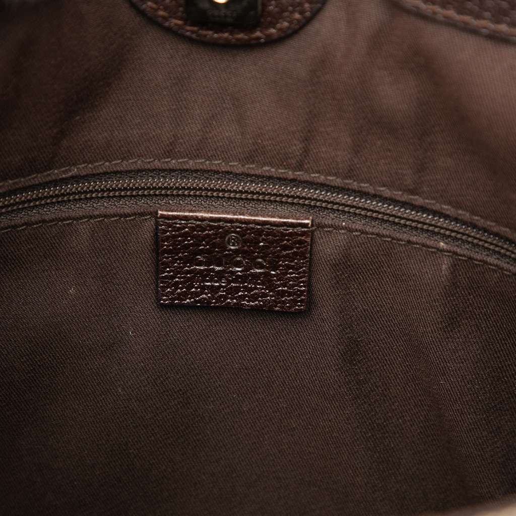 Gucci GG Canvas Eclipse Shoulder Bag Brown Canvas Fair condition - Box View