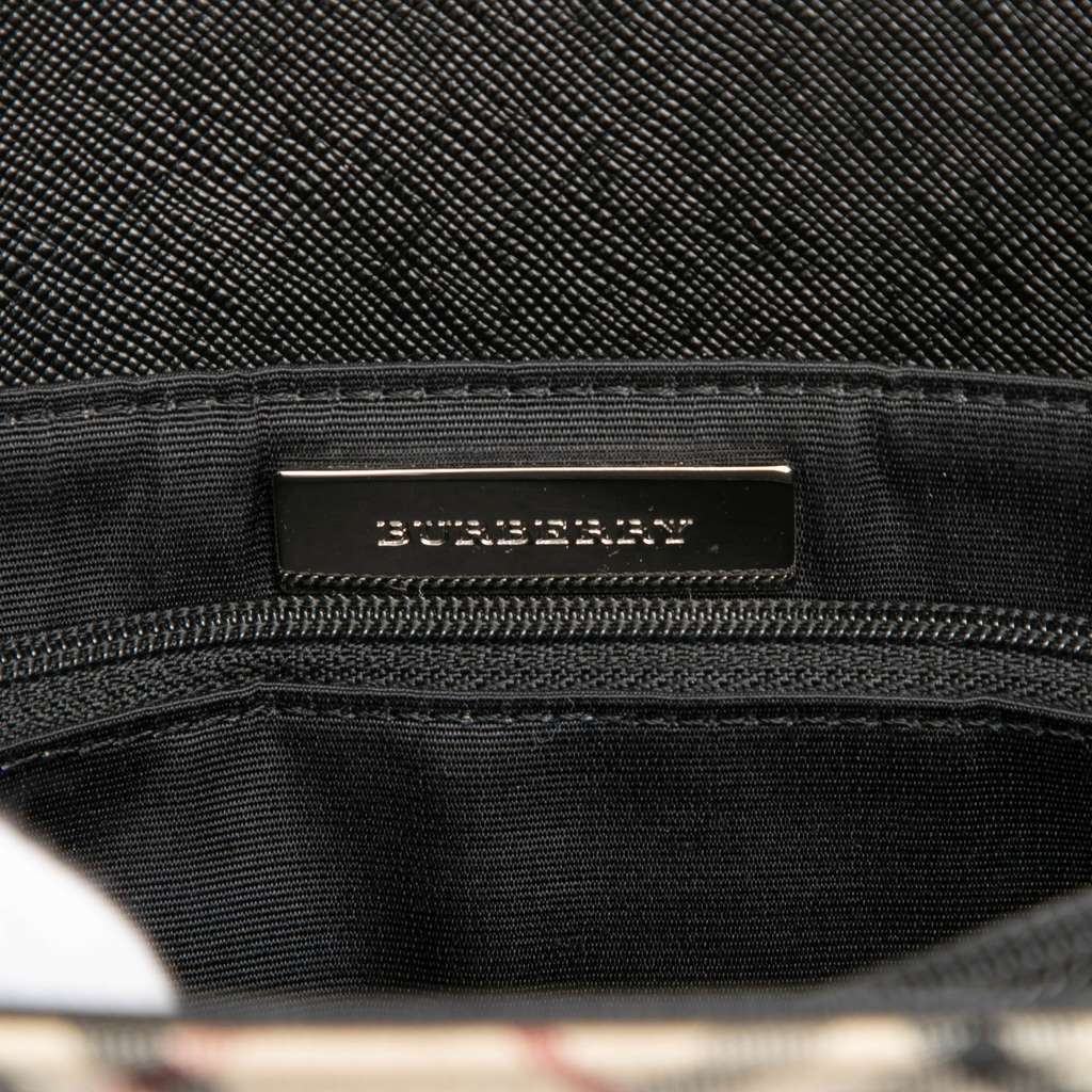 Burberry Nova Check Canvas Tote Brown Canvas Good condition - Box View