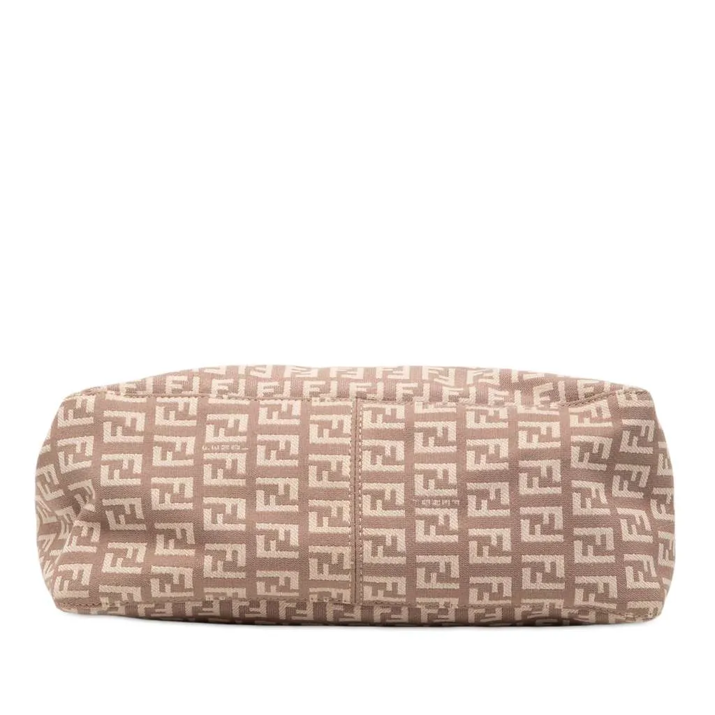 Fendi Zucchino Canvas Pochette Pink Canvas Good - Inside View