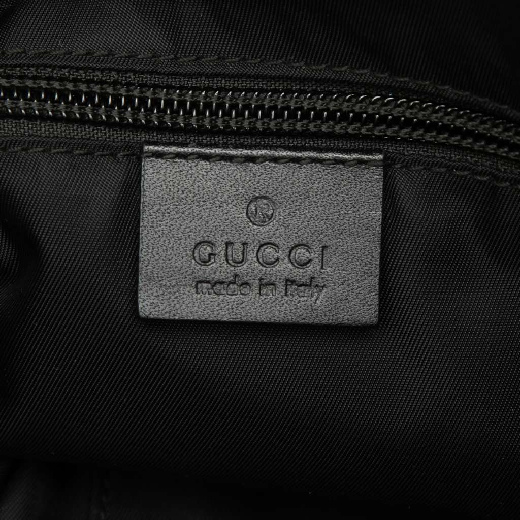 Gucci GG Techno Canvas Web Messenger Bag Black Canvas Fair condition - Box View