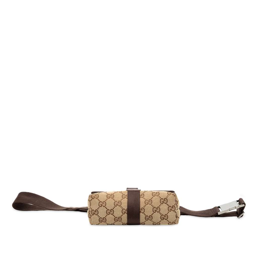 Gucci GG Canvas Belt Bag Brown Canvas Good condition - Inside View