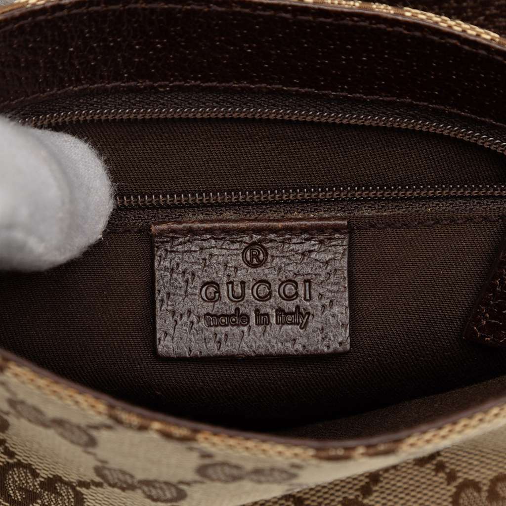 Gucci GG Canvas Belt Bag Brown Canvas Good condition - Box View