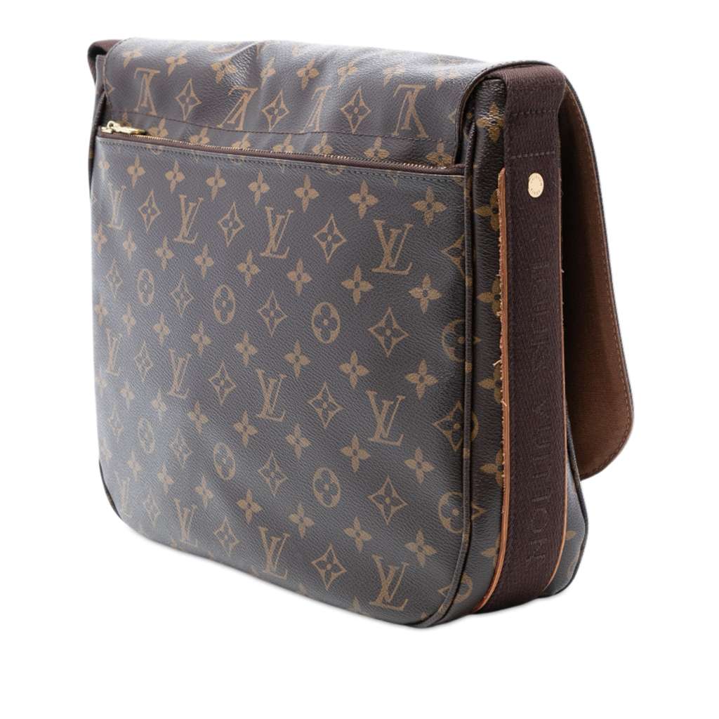 Louis Vuitton Monogram Beaubourg Messenger MM Brown Good condition - Back View