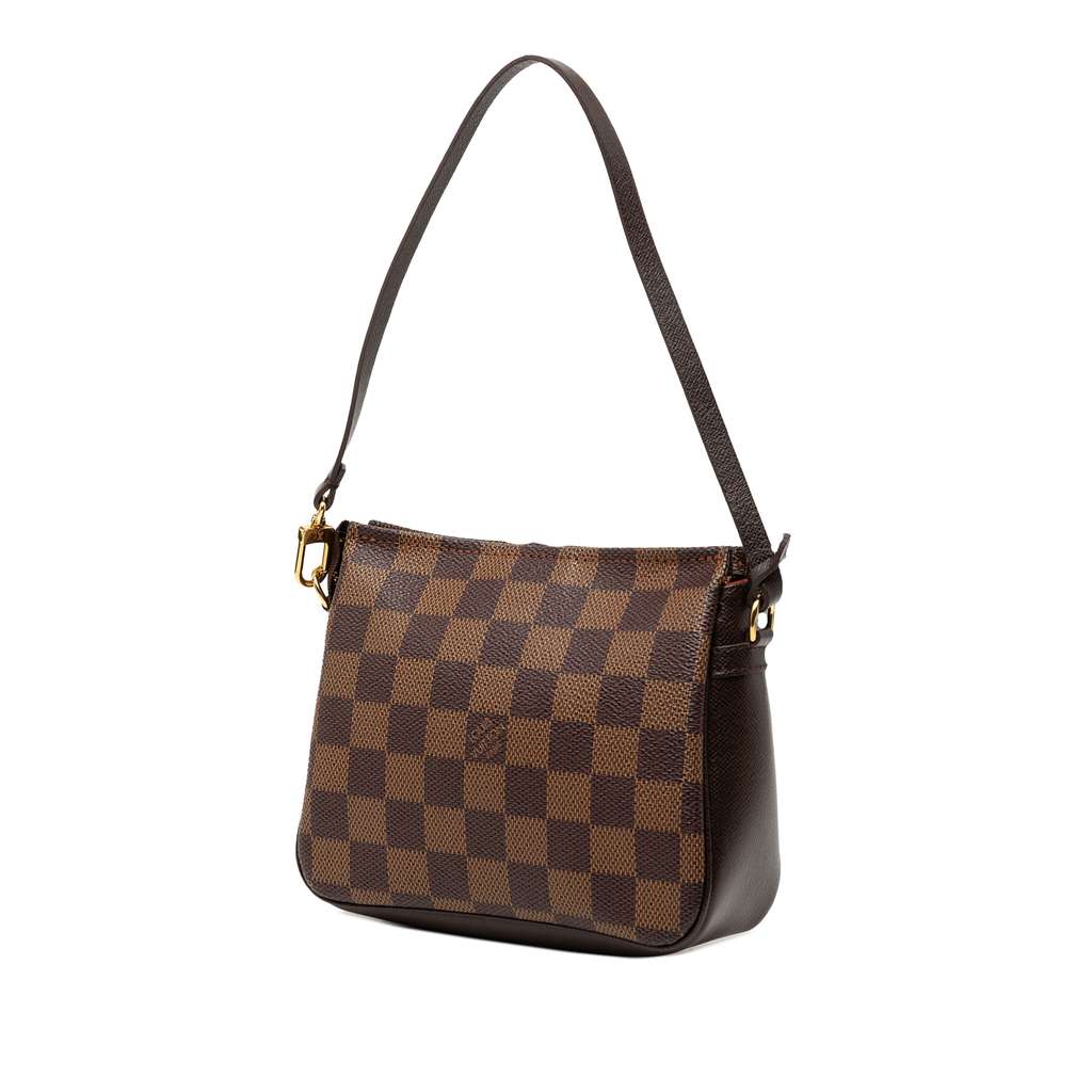 Louis Vuitton Damier Ebene Trousse Pochette Brown Good condition - Back View