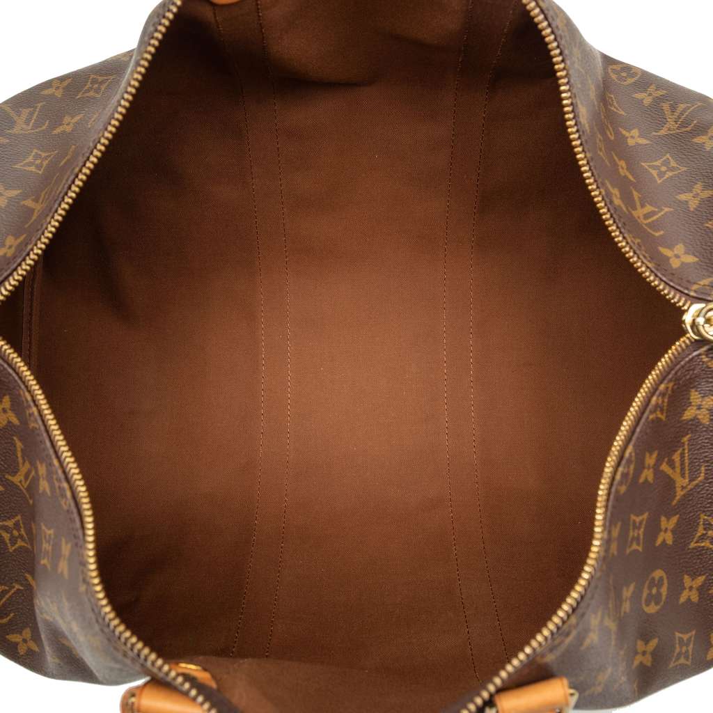Louis Vuitton Monogram Keepall Bandouliere 50 Brown Good condition - Model View