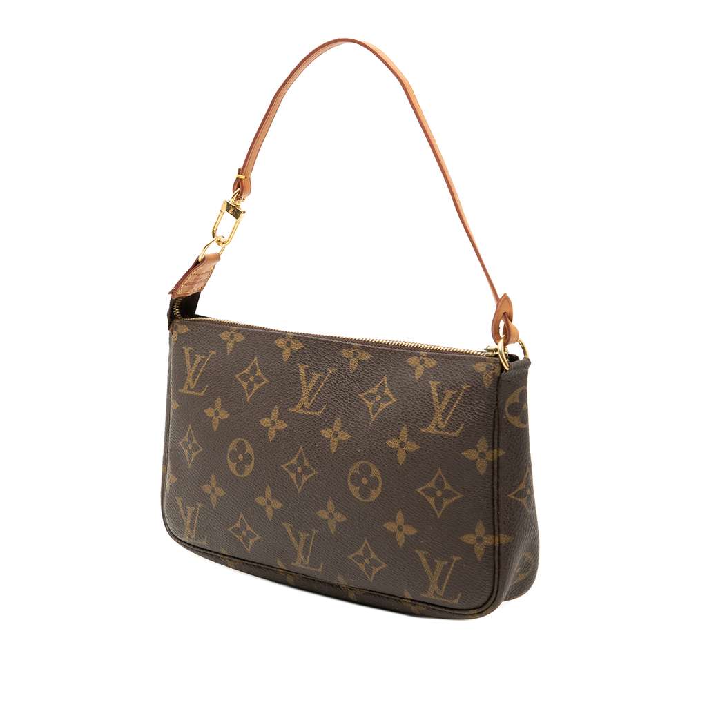 Louis Vuitton Monogram Pochette Accessoires Brown Good condition - Back View