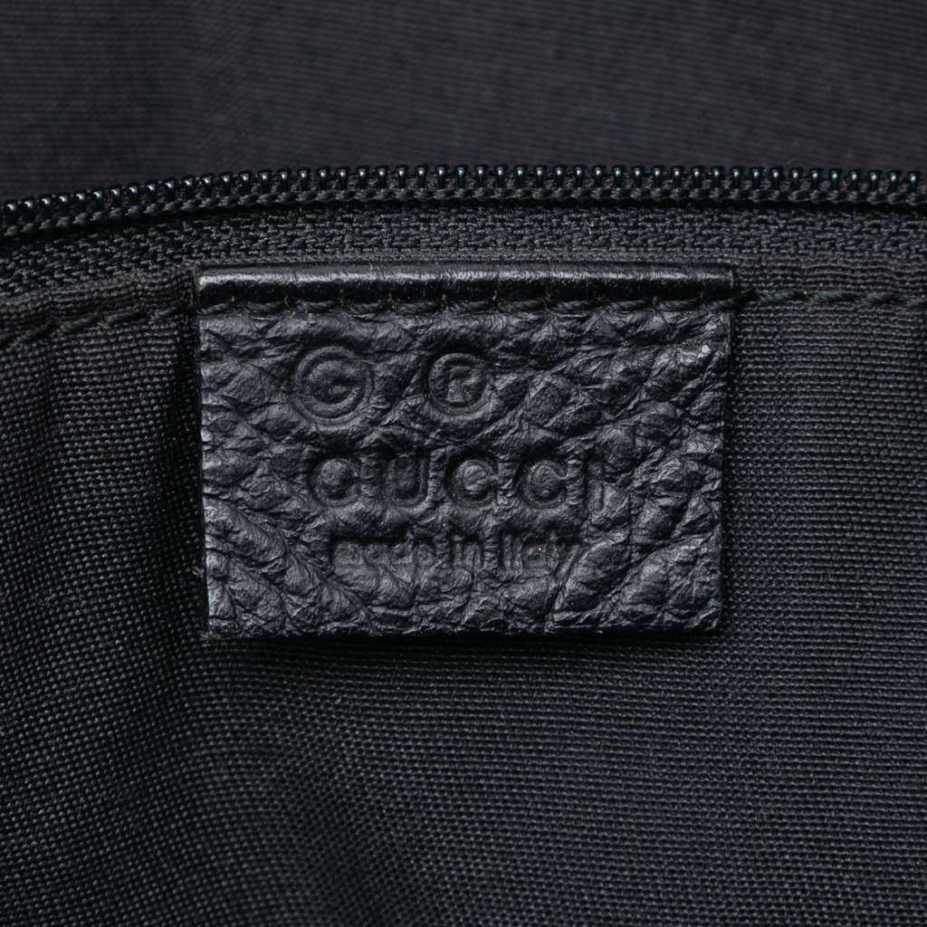 Gucci GG Denim Abbey D Ring Tote Black Denim Good condition - Box View