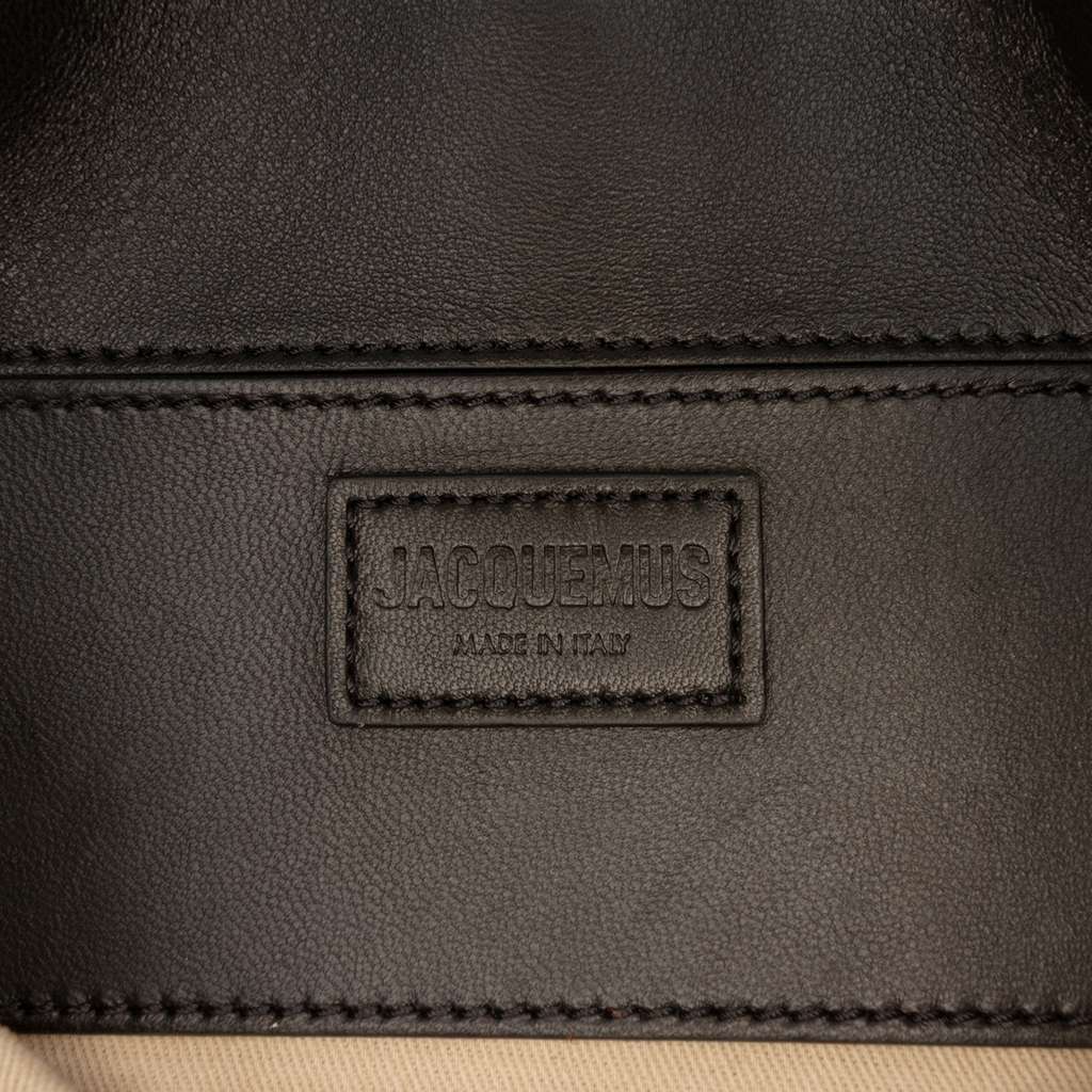 Jacquemus Padded Lambskin Le Bambimou Satchel Black Leather Good condition - Box View