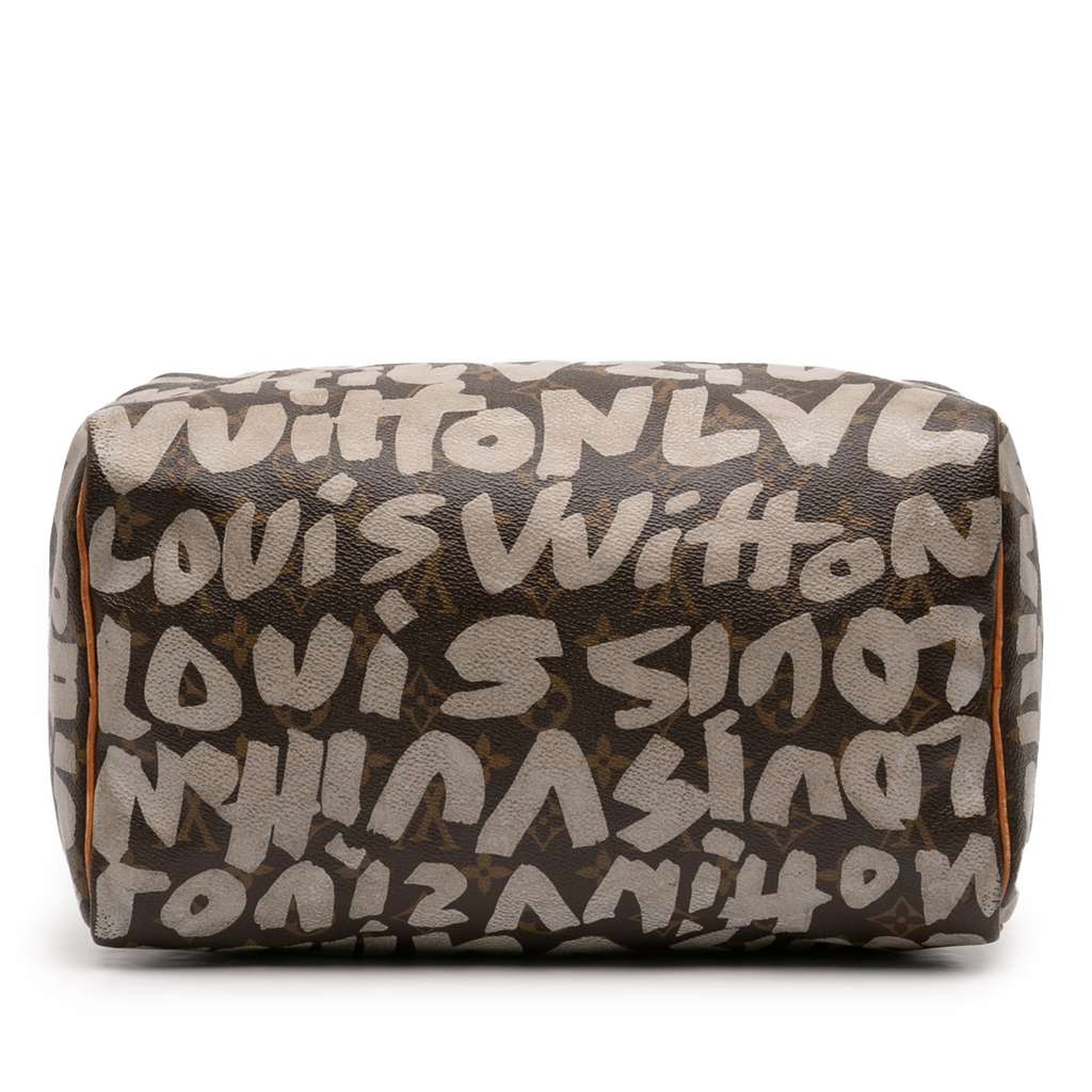 Louis Vuitton Stephen Sprouse Monogram Graffiti Speedy 30 Brown Good condition - Inside View