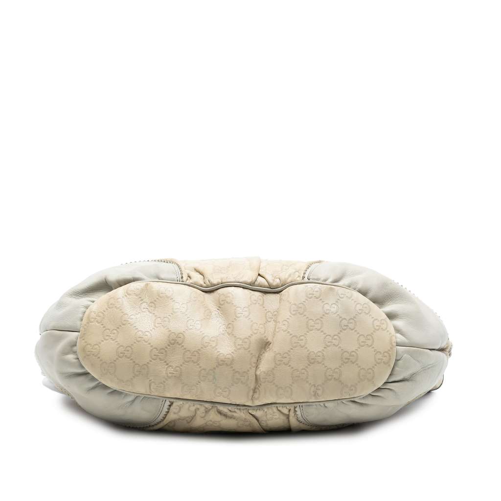 Gucci Large Guccissima Tribeca Tote Brown Leather Good condition - Inside View