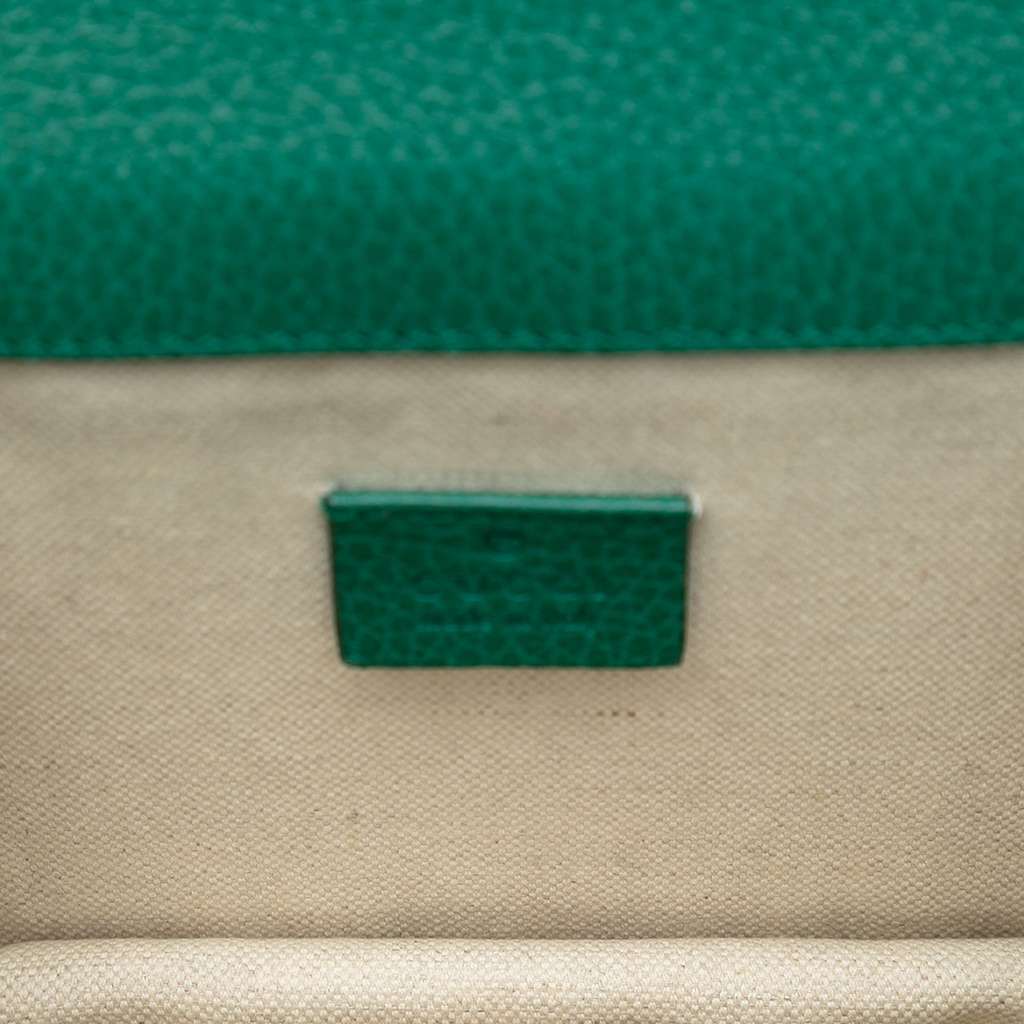 Gucci Small Leather Dionysus Crossbody Green Leather Good condition - Model View