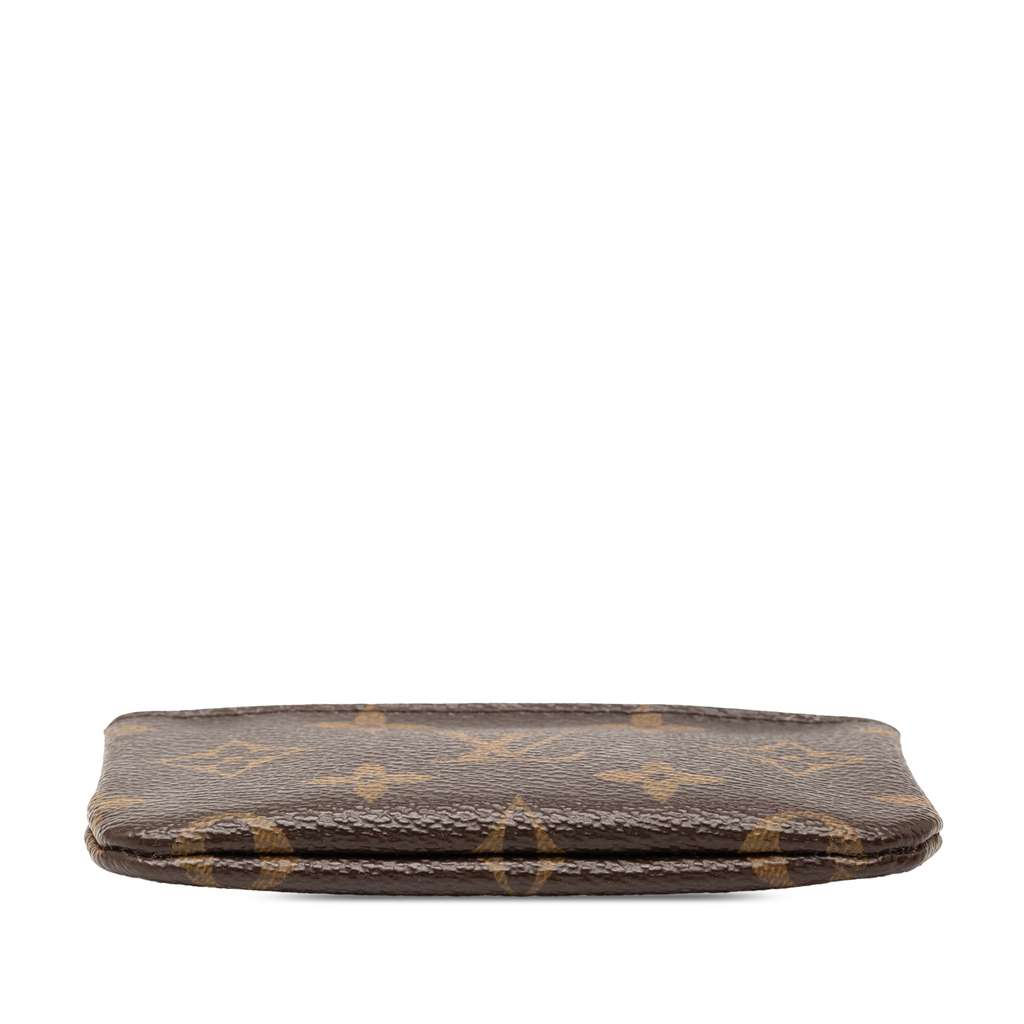 Louis Vuitton Monogram Pochette Cles Brown Leather Good condition - Inside View