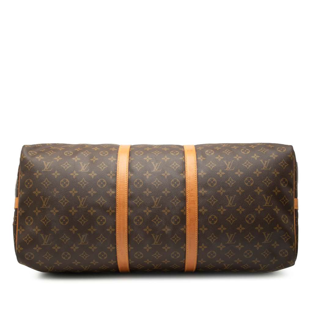 Louis Vuitton Monogram Keepall Bandouliere 60 Brown Good condition - Inside View