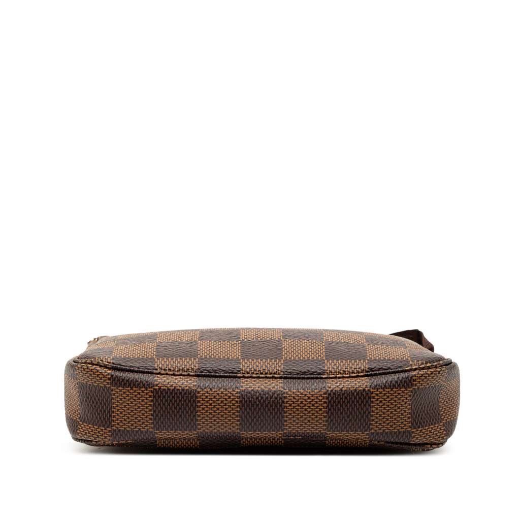 Louis Vuitton Damier Ebene Mini Pochette Accessoires Brown Good condition - Inside View