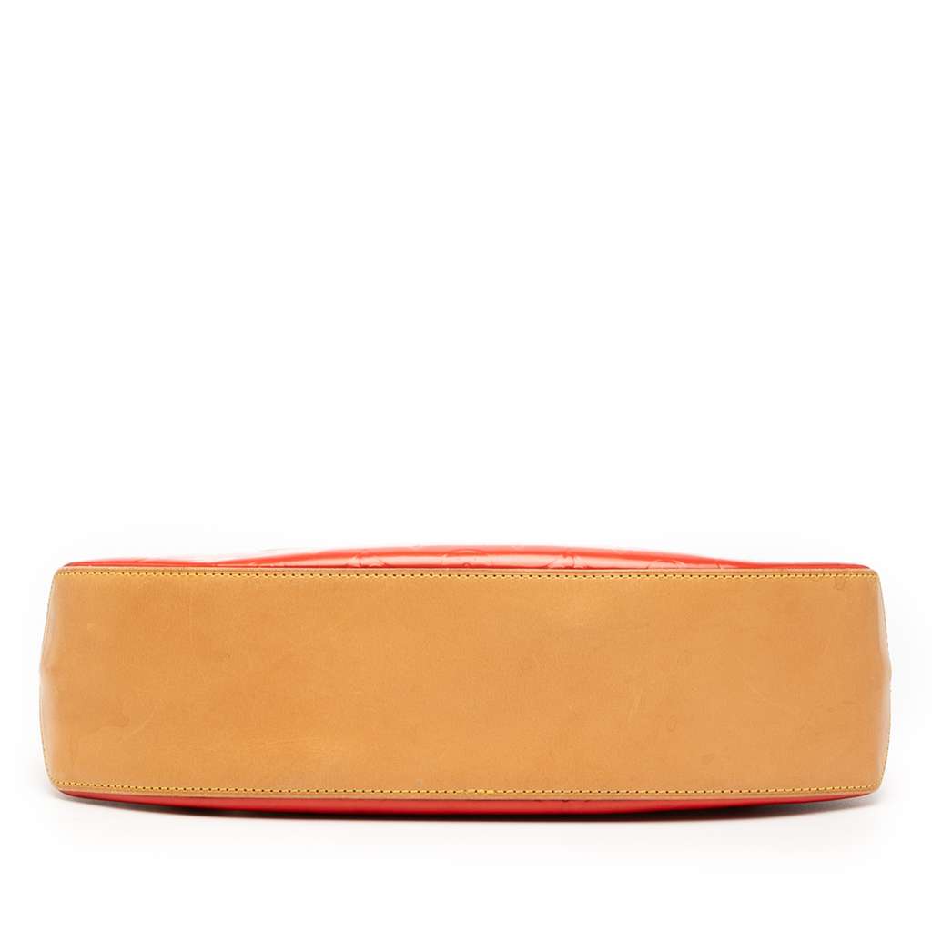 Louis Vuitton Monogram Vernis Biscayne Bay GM Red Leather Good condition - Inside View