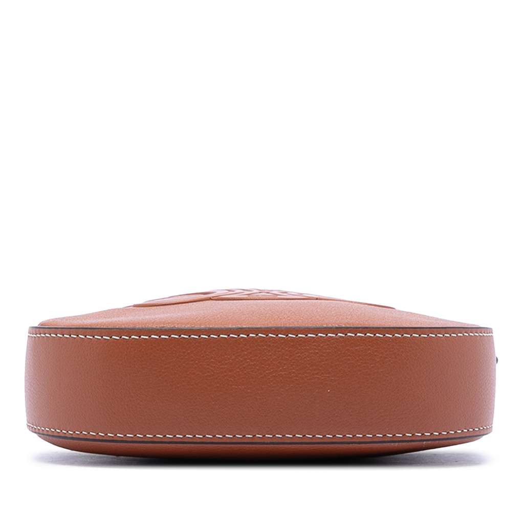 Celine Supple Calfskin Heloise Phone Pouch Brown Leather Good condition - Inside View