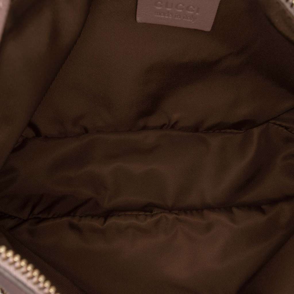 Gucci GG Canvas Web Handbag Brown Canvas Good condition - Model View